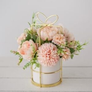 hoa lụa trang trí phòng khách