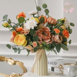 hoa lụa trang trí phòng khách